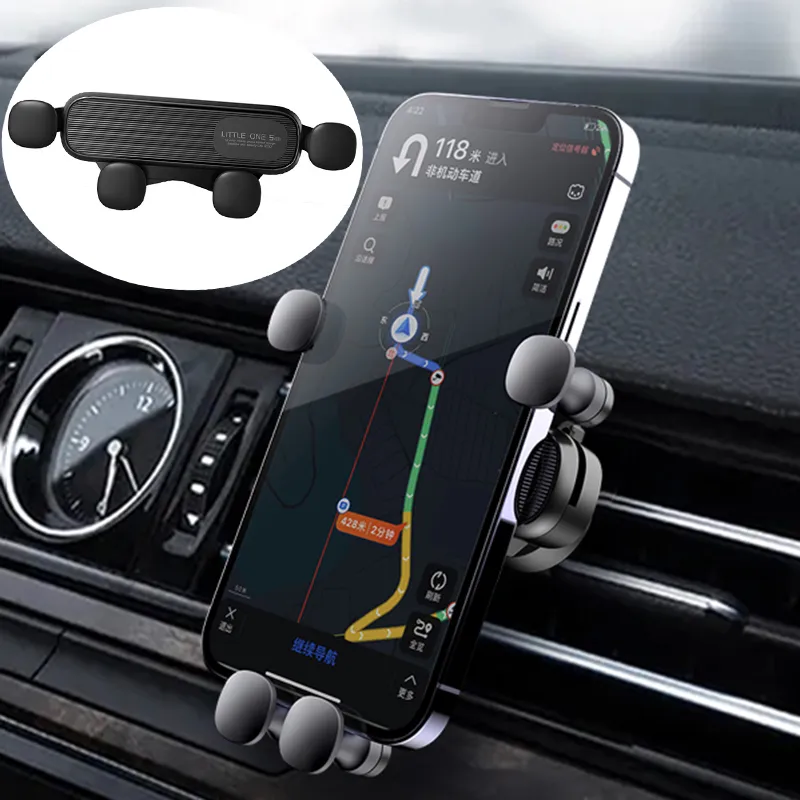Support de téléphone portable par gravité